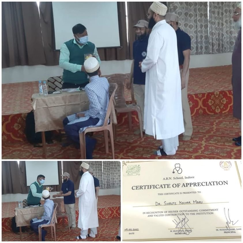 Community eye screening camp