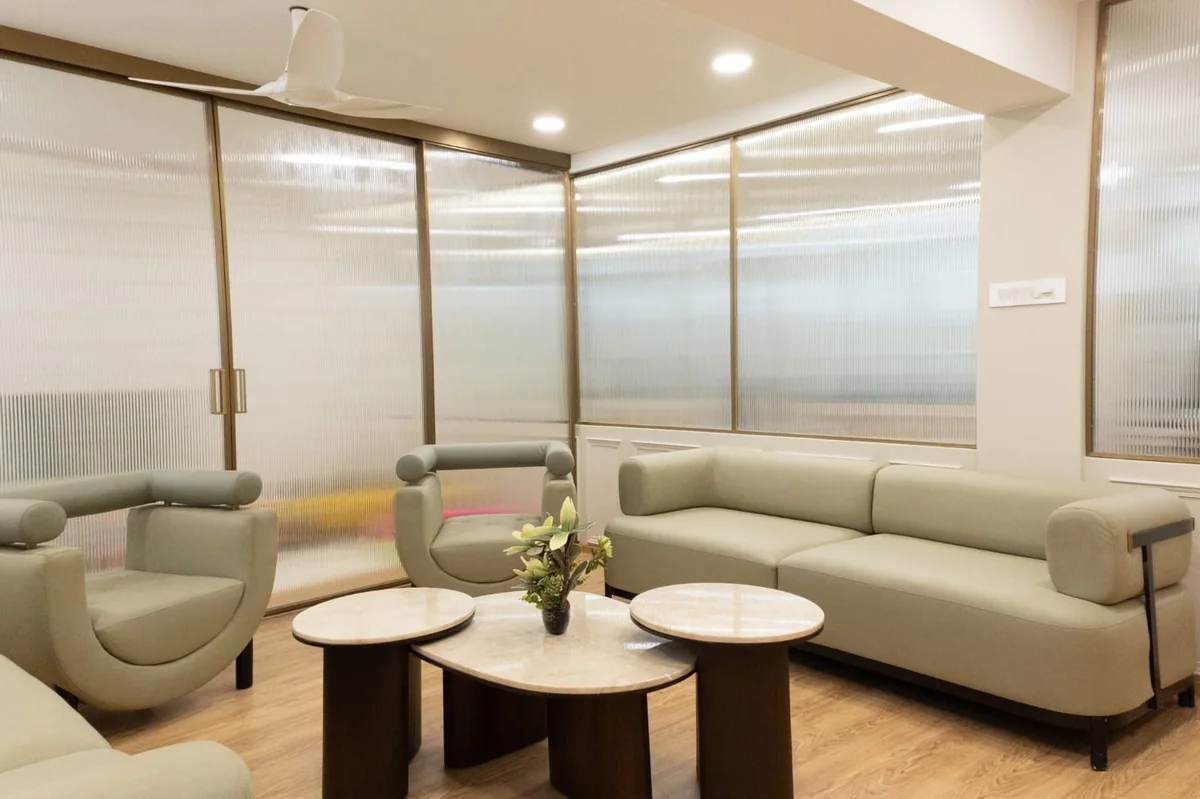 NeoVision patient waiting lounge with designer seating